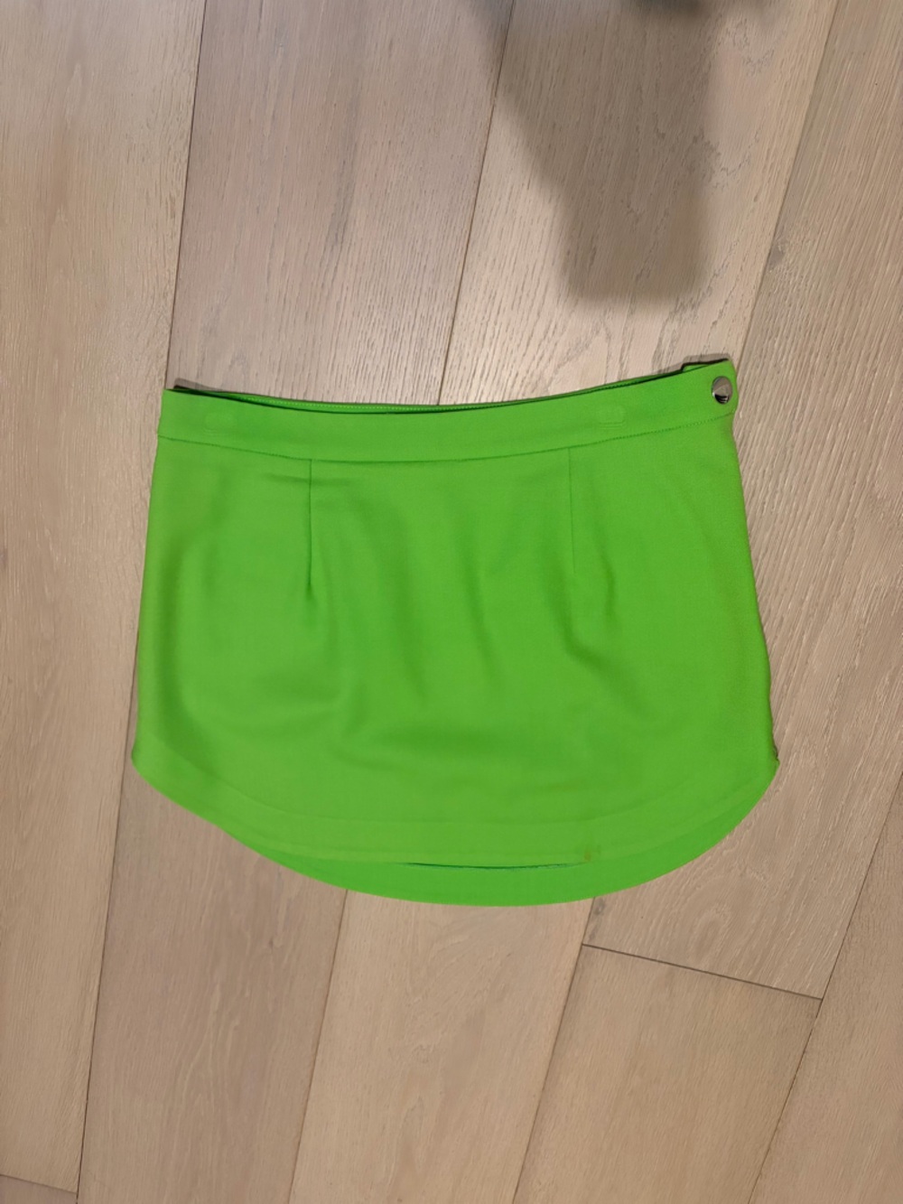 The Attico Neon Lime Bandeau Top